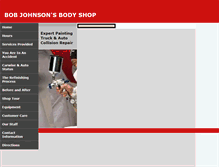 Tablet Screenshot of bobjohnsonsbodyshop.com